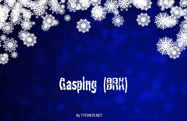 Gasping (BRK) example